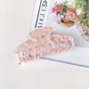 Women's Handmade Pvc Hair Shark Clip Accessories Pastoral Style Simple Elegant