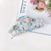 Women's Handmade Pvc Hair Shark Clip Accessories Pastoral Style Simple Elegant