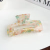 Women's Handmade Pvc Hair Shark Clip Accessories Pastoral Style Simple Elegant