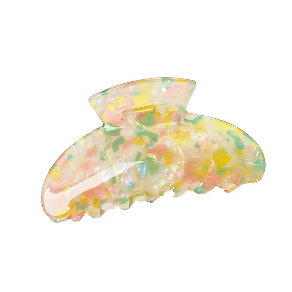Women's Handmade Pvc Hair Shark Clip Accessories Pastoral Style Simple Elegant