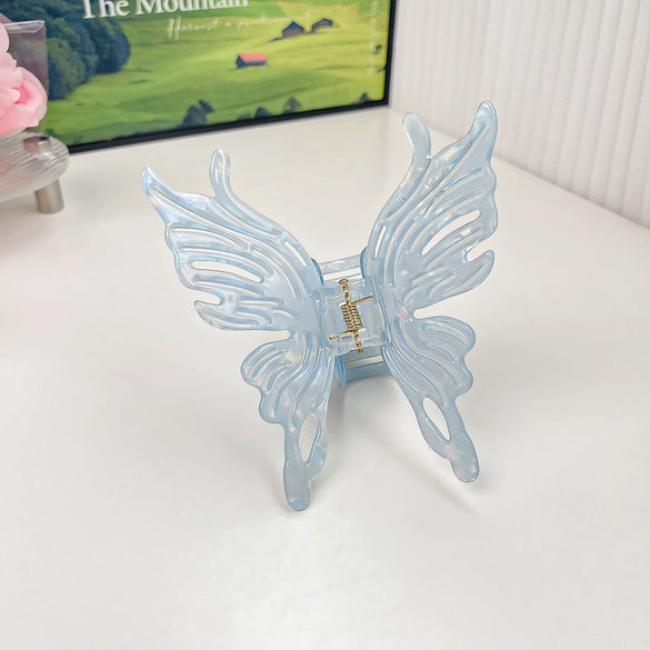 Women's Handmade Pvc Small Fresh Style Mermaid Shark Hair Grab Clip