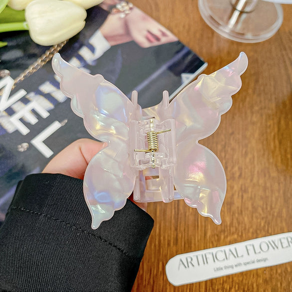 Women's Handmade Pvc Small Fresh Style Mermaid Shark Hair Grab Clip