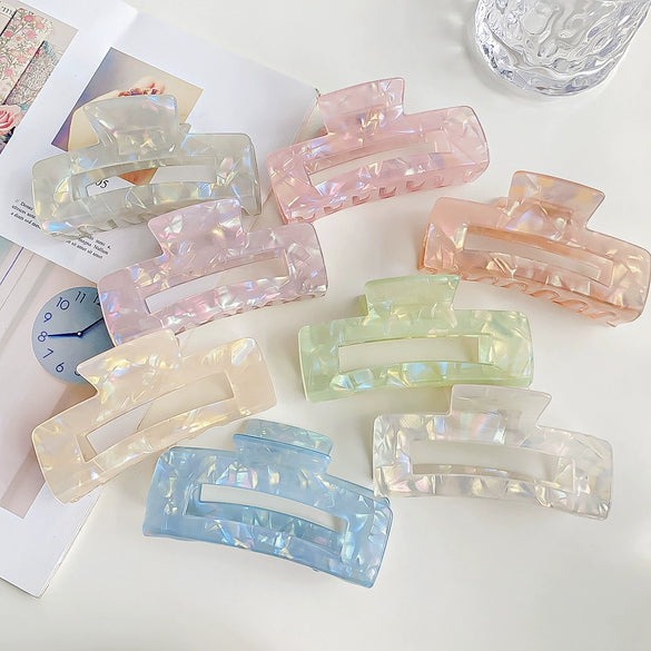 Women's Handmade Pvc Small Fresh Style Mermaid Shark Hair Grab Clip