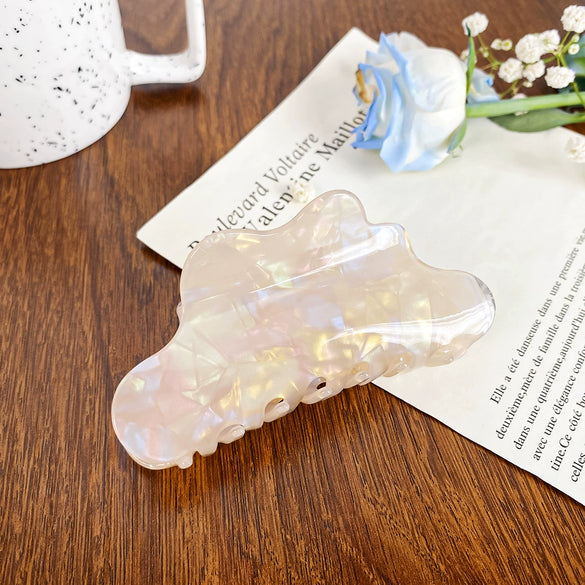 Women's Handmade Pvc Small Fresh Style Mermaid Shark Hair Grab Clip
