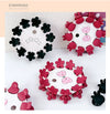 Women's Handmade Red Velvet Love Grip Hair Clip Small Grab Style Plastic Resin Side Hairpin Headwear