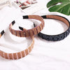 Women's Handmade Rhinestone Beaded Wide Headband Crystal Hair Accessory For Wholesale