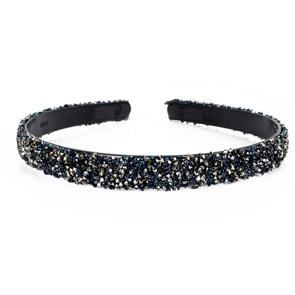 Women's Handmade Rhinestone Semicircular Hairband