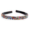 Women's Handmade Rhinestone Semicircular Hairband