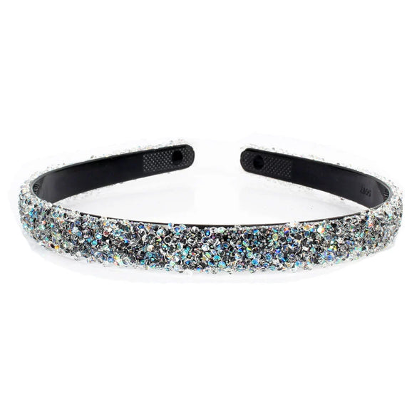 Women's Handmade Rhinestone Semicircular Hairband