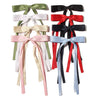 Women's Handmade Ribbon Satin Duckbill Clip Bow Hairpin With Long Tassel Hair Accessories