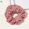 Women's Handmade Satin Scrunchie Hair Tie Large Fabric Hair Ring Simple Fashion Hair Accessory