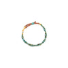 Women's Handmade 925 Silver Hubei Turquoise Geometric Beaded Bracelet