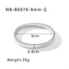 Women's Handmade Simple Fashionable Bracelet With Spherical Buckle Vacuum Gold Plated Stainless Steel Polished