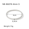 Women's Handmade Simple Fashionable Bracelet With Spherical Buckle Vacuum Gold Plated Stainless Steel Polished