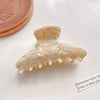 Women's Handmade Simple Geometric Leopard Print Hair Grab Clip Hair Accessories