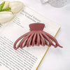 Women's Handmade Solid Color Hair Shark Clip Hair Accessories Simple Style