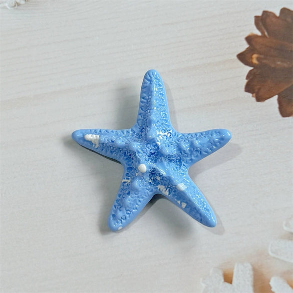 Women's Handmade Starfish Mixed Materials Hairpin Summer Vacation Side Hair Accessory Bangs Clip