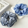 Women's Handmade Striped Fabric High Elasticity Large Intestine Hair Ring