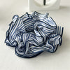 Women's Handmade Striped Fabric High Elasticity Large Intestine Hair Ring