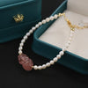 Women's Handmade Tourmaline Strawberry Crystal Pixiu Freshwater Pearl Bracelet Fashion With Animal Zodiac Style