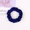 Women's Handmade Velvet Scrunchie Hair Ring With Voluminous Gathered Design Cloth Sporty Fashion Hair Accessory