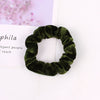 Women's Handmade Velvet Scrunchie Hair Ring With Voluminous Gathered Design Cloth Sporty Fashion Hair Accessory