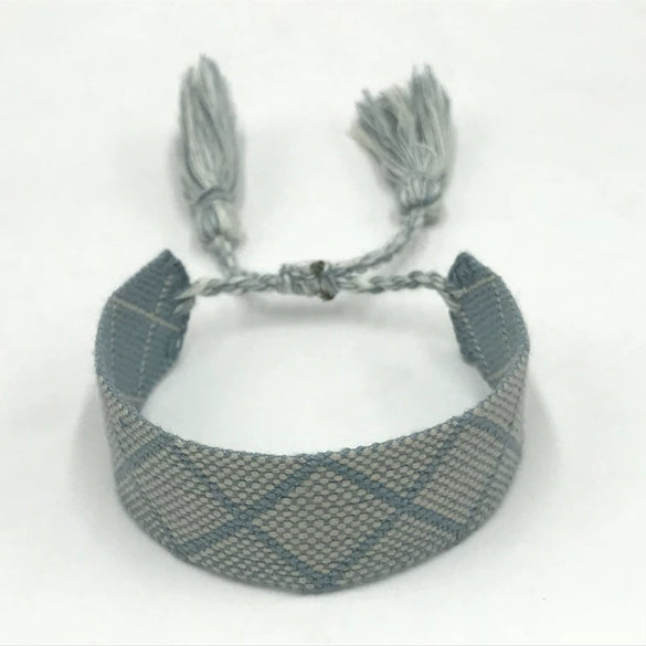 Women's Handmade Woven Cloth Bow Bracelet Decorative Fashion Jewelry Accessories