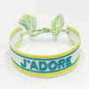 Women's Handmade Woven Cloth Bow Bracelet Decorative Fashion Jewelry Accessories