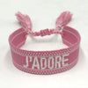 Women's Handmade Woven Cloth Bow Bracelet Decorative Fashion Jewelry Accessories