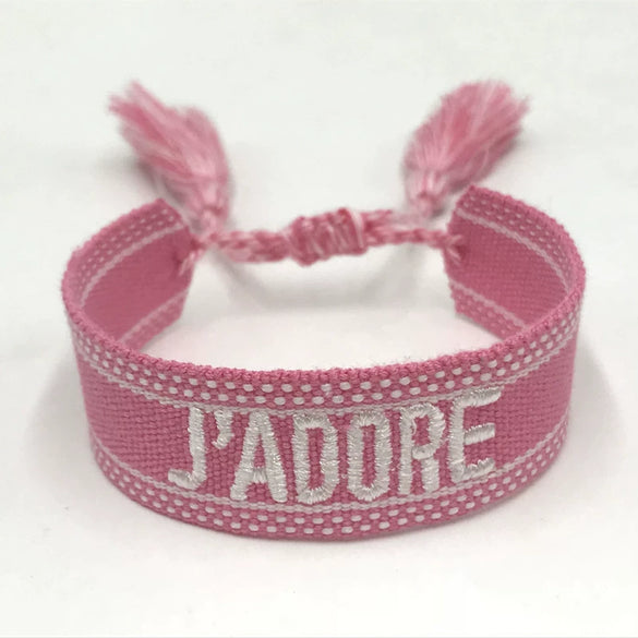 Women's Handmade Woven Cloth Bow Bracelet Decorative Fashion Jewelry Accessories