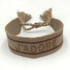 Women's Handmade Woven Cloth Bow Bracelet Decorative Fashion Jewelry Accessories