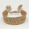 Women's Handmade Woven Cloth Bow Bracelet Decorative Fashion Jewelry Accessories