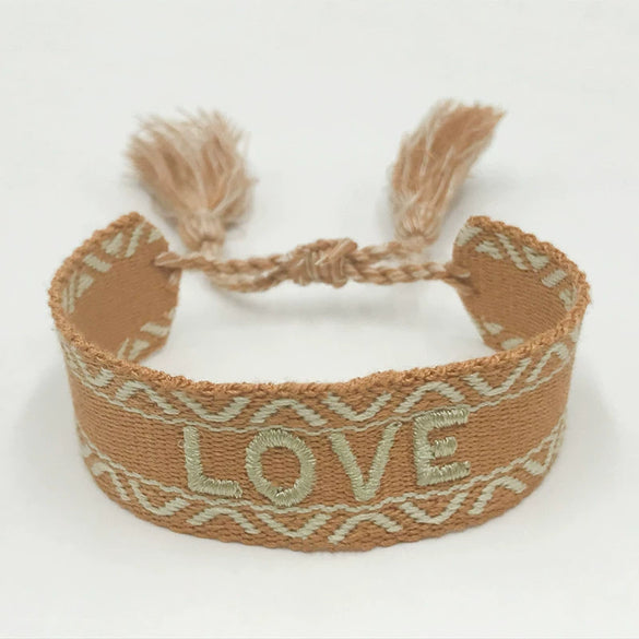 Women's Handmade Woven Cloth Bow Bracelet Decorative Fashion Jewelry Accessories