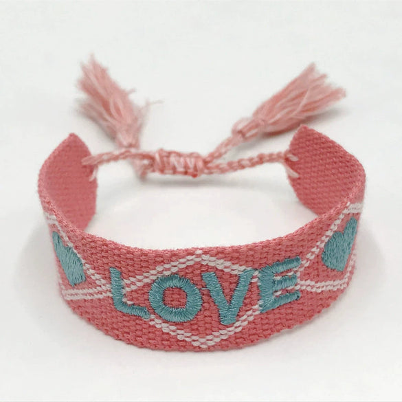 Women's Handmade Woven Cloth Bow Bracelet Decorative Fashion Jewelry Accessories