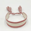 Women's Handmade Woven Cloth Bow Bracelet Decorative Fashion Jewelry Accessories