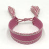 Women's Handmade Woven Cloth Bow Bracelet Decorative Fashion Jewelry Accessories