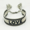 Women's Handmade Woven Cloth Bow Bracelet Decorative Fashion Jewelry Accessories