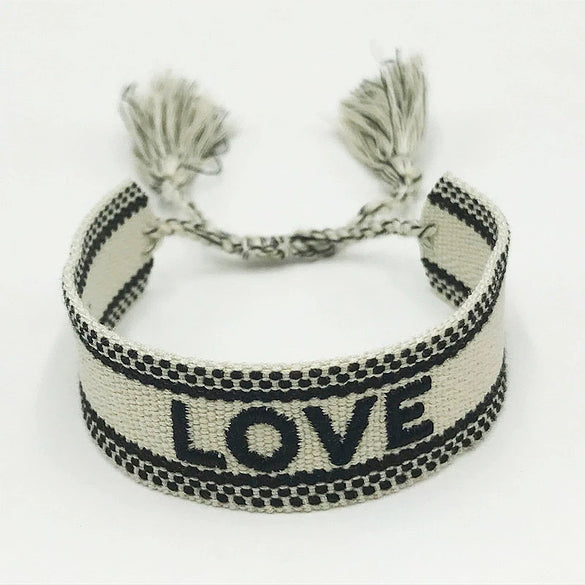 Women's Handmade Woven Cloth Bow Bracelet Decorative Fashion Jewelry Accessories
