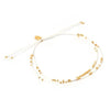 Women's Handwoven Glass And Glaze Beaded Multilayer Stacked Bracelet With Geometric Pattern