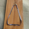 Women's Handwoven Metal And Organic Glass Geometric Ball Chain Evil Eye Necklace