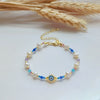 Women's Handwoven Natural Pearl Geometric Bracelet