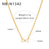 Women's Heartshaped Water Drop Pendant Necklace With Zircon And Pearl Stainless Steel Geometric Electroplated Jewelry