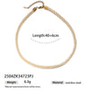 Women's High Color 18K Gold Plated Titanium Steel Conch Sea Star Shell Thick Rope Necklace Fashion Jewelry