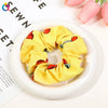 Women's High Elastic Plaid Fabric Hair Tie Handmade Simple Ponytail Hair Accessory For Everyday Styling