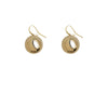 Women's High End Simple Geometric Metal Ball Earrings With Electroplated Finish Cool Exaggerated Fashion Jewelry