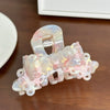 Women's Highend Acetic Acid Hair Accessories Lace Bow Ponytail Clip