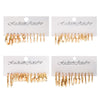 Women's Highend Fashion Geometric Metal Earrings With Electroplating