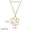 Women's Highend Feel Flower Shape Stainless Steel Electroplated Earrings