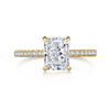 Women's Highend Geometric S925 Sterling Silver Ring With 8A Zircon Inlaid And Electroplated Design
