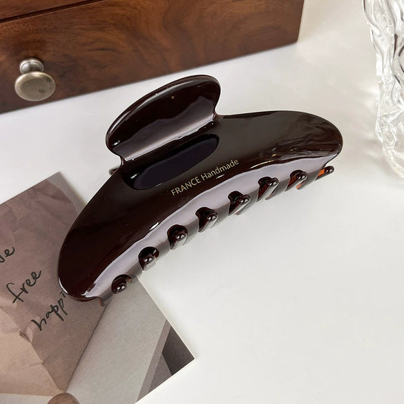 Women's Highend 2025 New Style Acetic Acid Gripper Hair Clip With Geometric Style And Stamping Process